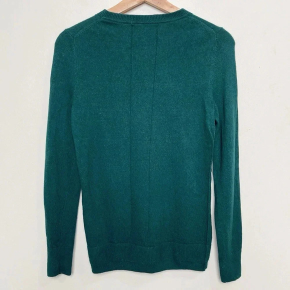 Banana Republic Womens XS Crew Neck Green Filpucci Cashmere Sweater - Picture 12 of 12